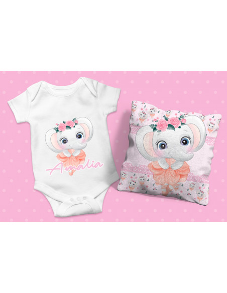 ALMOHADON+BODY+BABERO ANIMALITOS BALET