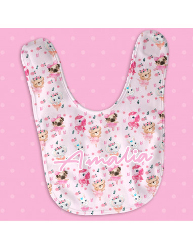 ALMOHADON+BODY+BABERO ANIMALITOS BALET