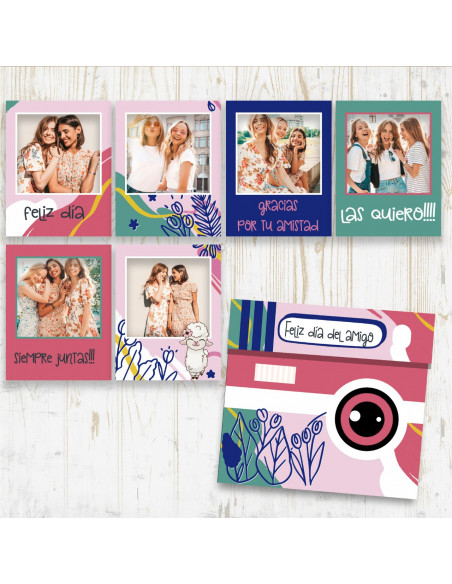 CAJITA CAMARA + FOTO POLAROID DIA DEL AMIGO