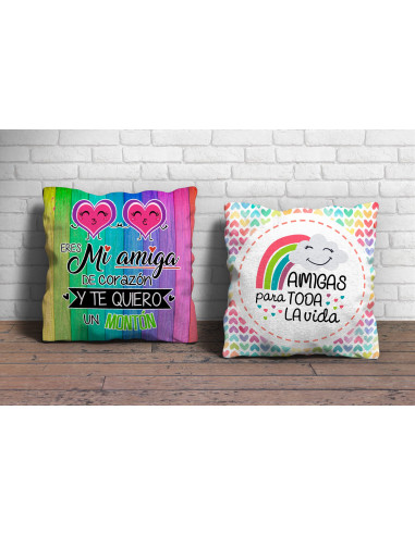 Almohadón día amigo 2