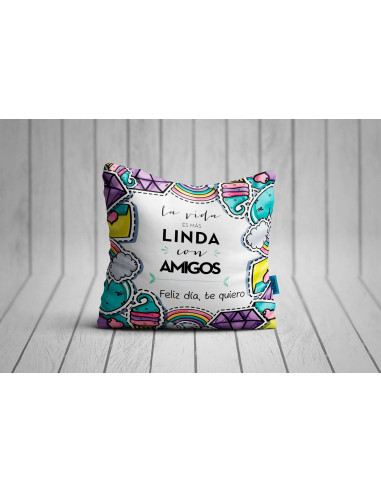 Almohadón día amigo