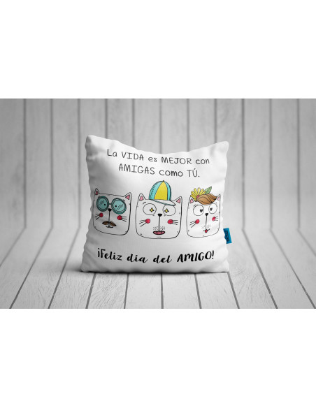 Almohadón día amigo