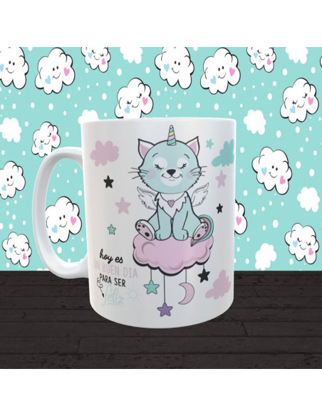 Tazas dibujito Frases