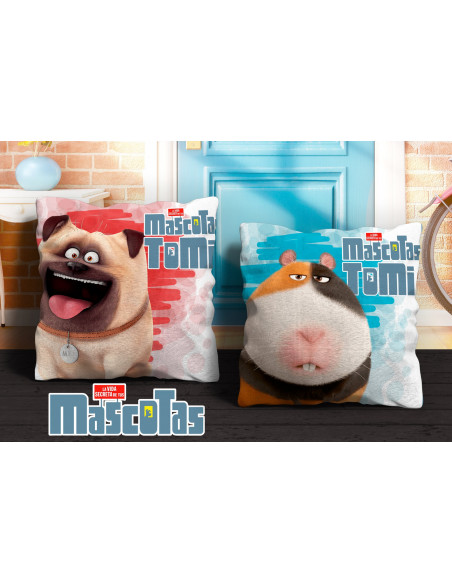 Almohadón Vida Secreta Mascotas
