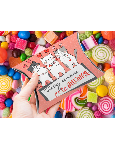 CAJITAS ALMOHADA SEMANA DE LA DULZURA