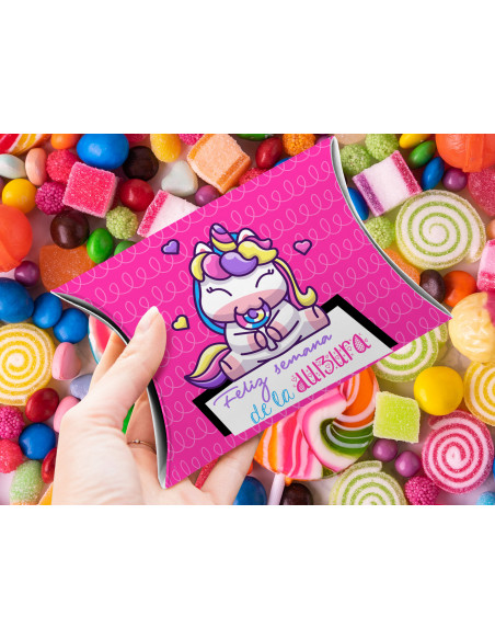 CAJITAS ALMOHADA SEMANA DE LA DULZURA