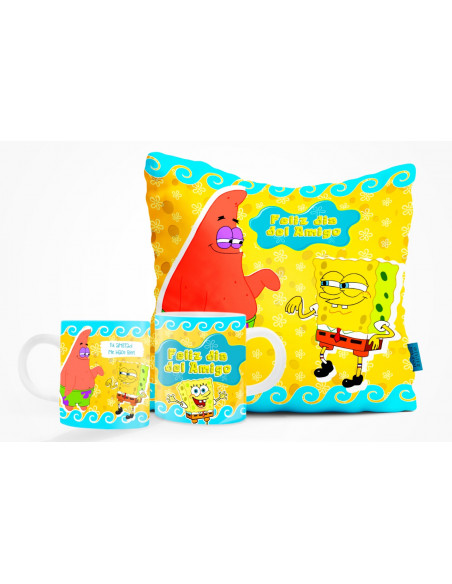 DIA DEL AMIGO ALMOHADON TAZA
