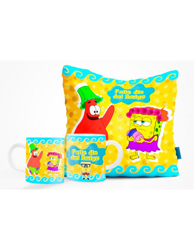 DIA DEL AMIGO ALMOHADON TAZA DIA DEL AMIGO ALMOHADON TAZA