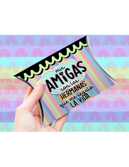 CAJAS ALMOHADA DIA DEL AMIGO