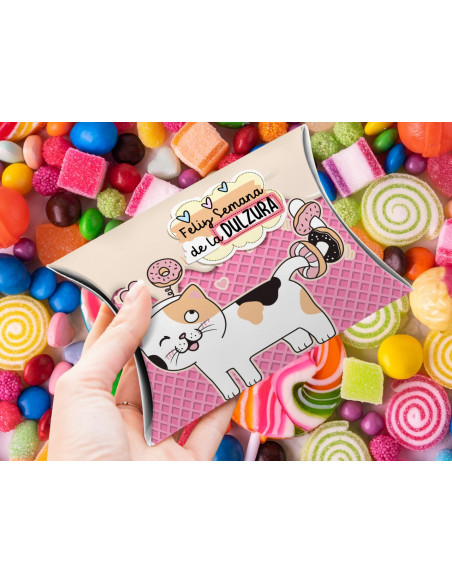 CAJA ALMOHADA SEMANA DE LA DULZURA PACK 3