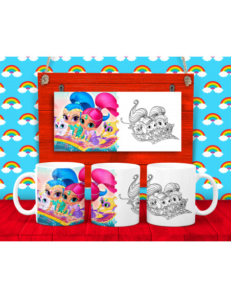 30 DISEÑOS DE TAZAS PARA COLOREAR PACK 3