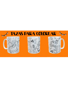 Tazas para Colorear 2
