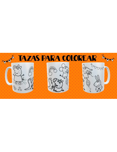 Tazas para Colorear