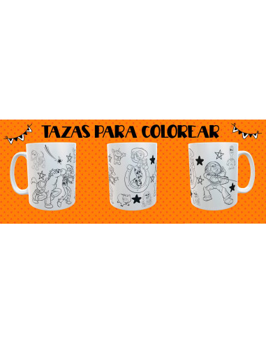 Tazas para Colorear