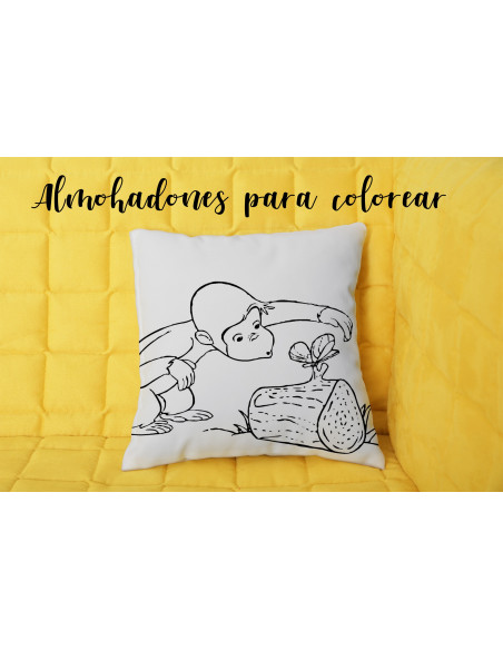 Almohadón infantil para colorear