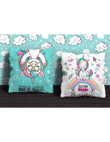 Almohadón Dibujito Frases