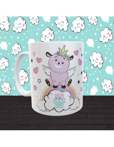 Tazas dibujito Frases