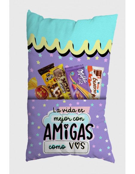 ALMOHADONES CON BOLSILLO DIA DEL AMIGO