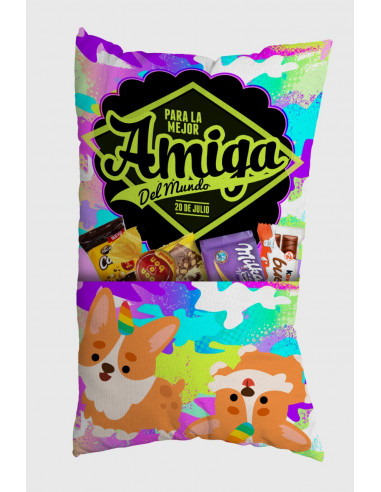 ALMOHADONES CON BOLSILLO DIA DEL AMIGO