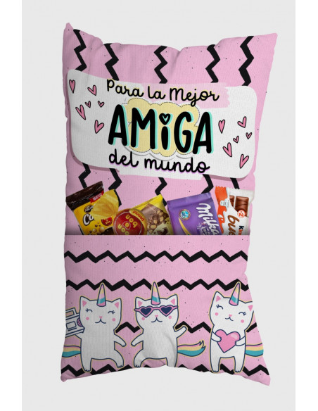 ALMOHADONES CON BOLSILLO DIA DEL AMIGO
