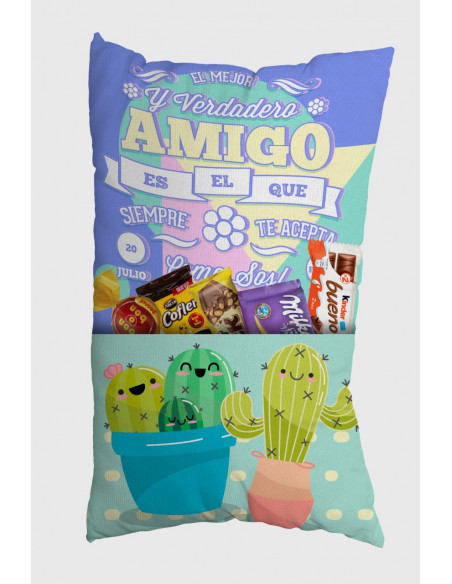 ALMOHADONES CON BOLSILLO DIA DEL AMIGO