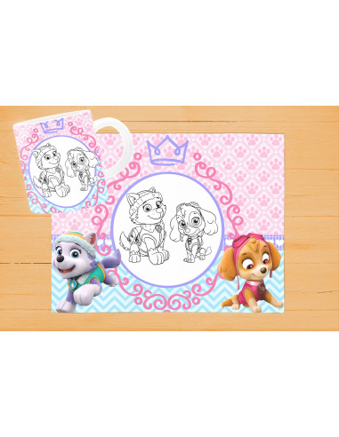 DISEÑOS DE INDIVIDUALES+ TAZA PARA...