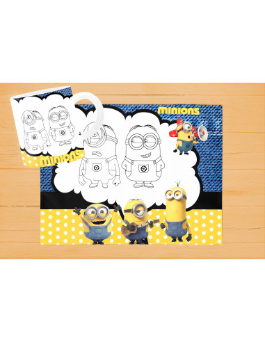 DISEÑOS DE INDIVIDUALES+ TAZA PARA...