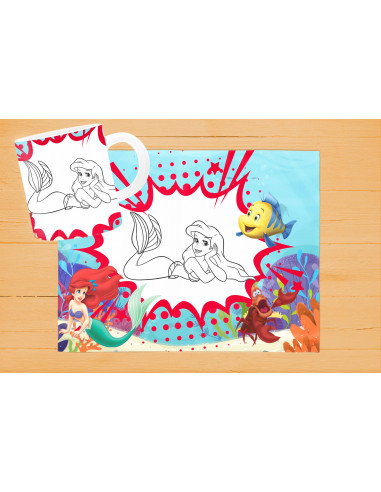 DISEÑOS DE INDIVIDUALES+ TAZA PARA...