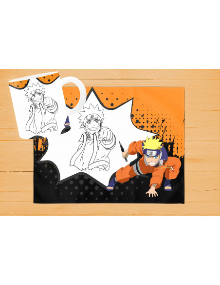 DISEÑOS DE INDIVIDUALES+ TAZA PARA PINTAR/COLOREAR