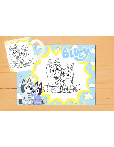 DISEÑOS DE INDIVIDUALES+ TAZA PARA...