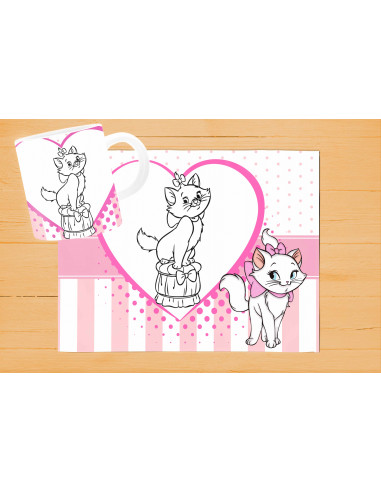 DISEÑOS DE INDIVIDUALES+ TAZA PARA...