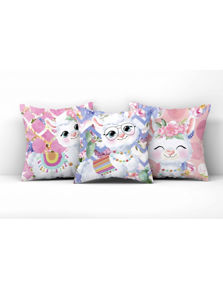 ALMOHADONES LLAMAS